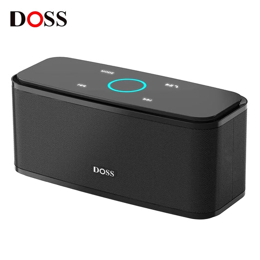 Premium Bluetooth Speaker with Touch Control - 12W HD Sound, IPX5 Waterproof, Built-In Mic for Hands-Free Portability
