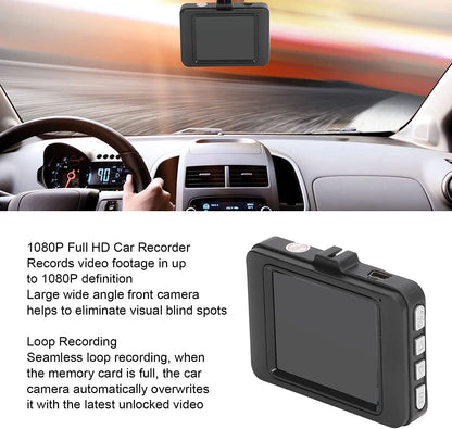 Dash Cam, 1080P Full HD Smart Dash Camera Dash Cam Front Rear Camera with Motion Detection, Loop Recording, G Sensor, Parking Mode, Dashboard Camera