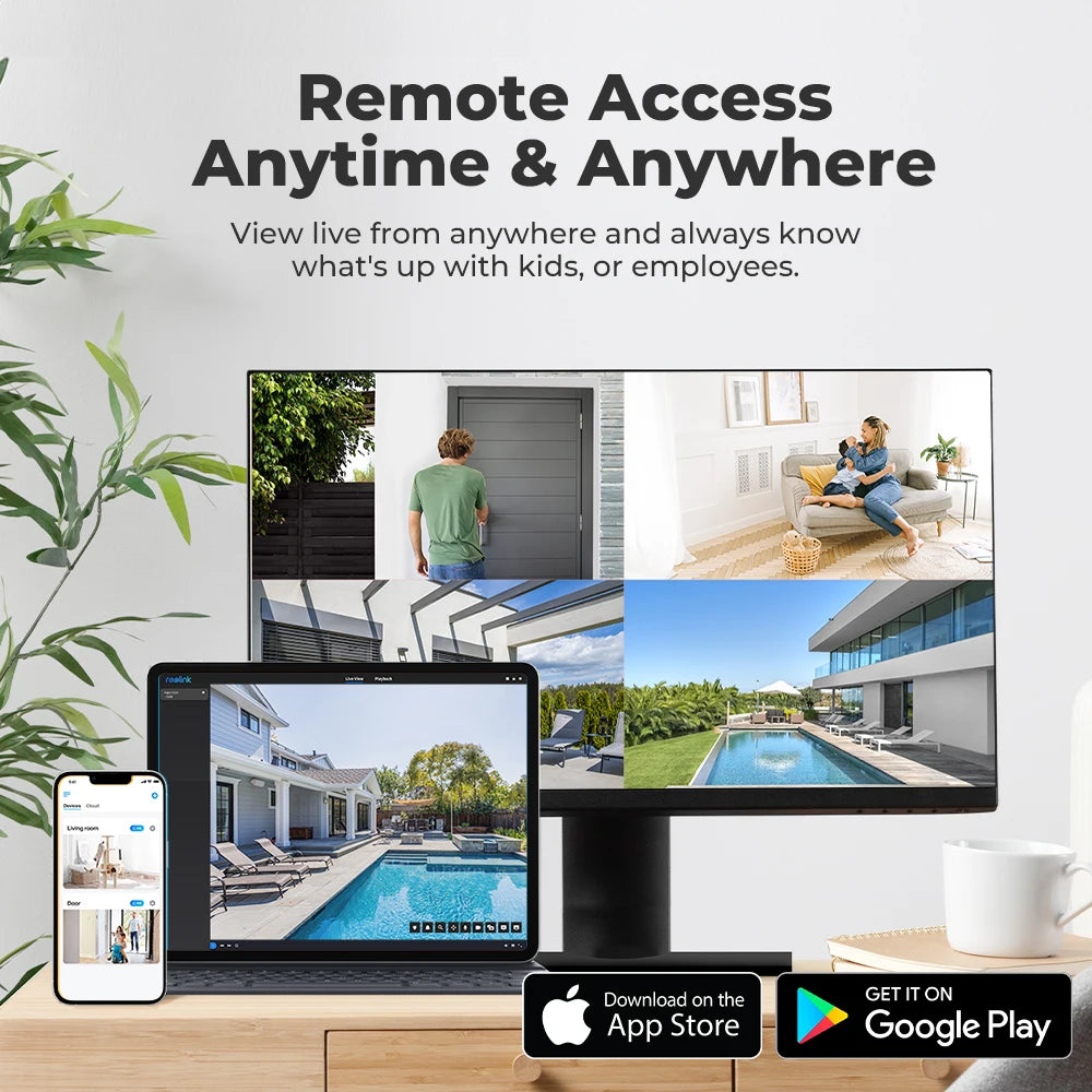 Reolink 5MP Outdoor Security Camera with Infrared Night Vision & Smart Detection for Humans, Cars, and Pets - POE IP Camera